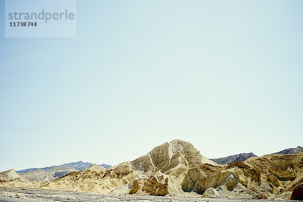 Blick auf Felsformationen  Death Valley  Kalifornien  USA