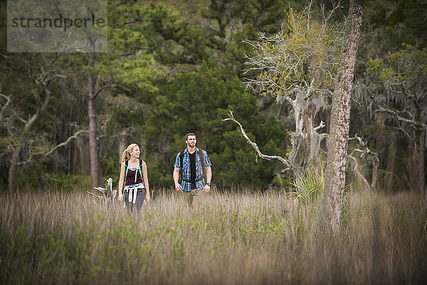 Wanderer  Skidaway Island State Park   Savannah  Georgia  USA