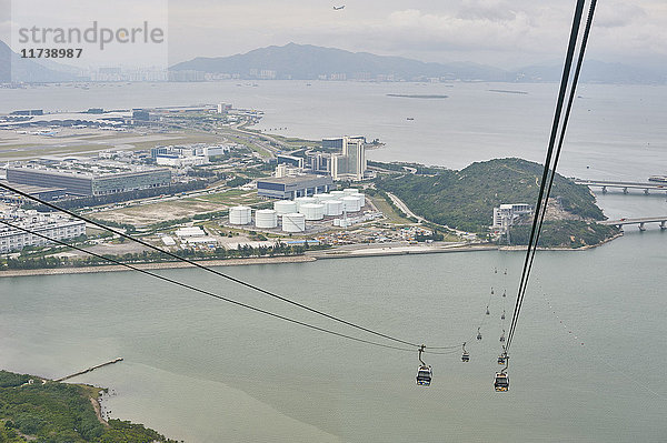 Seilbahnen  Tsim Sha Tsui  Hongkong