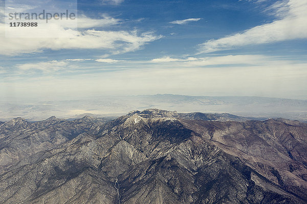 Luftaufnahme der Berge  Nevada  USA