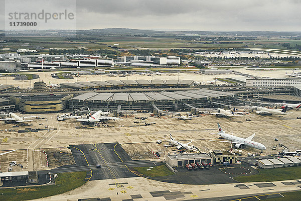 Flughafen Charles de Gaulle  Paris  Frankreich