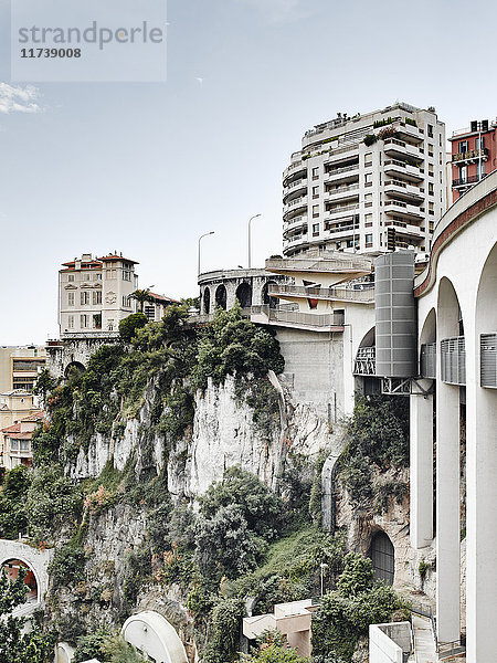 Ansicht der Autobahnbrücke  Monte Carlo  Monaco