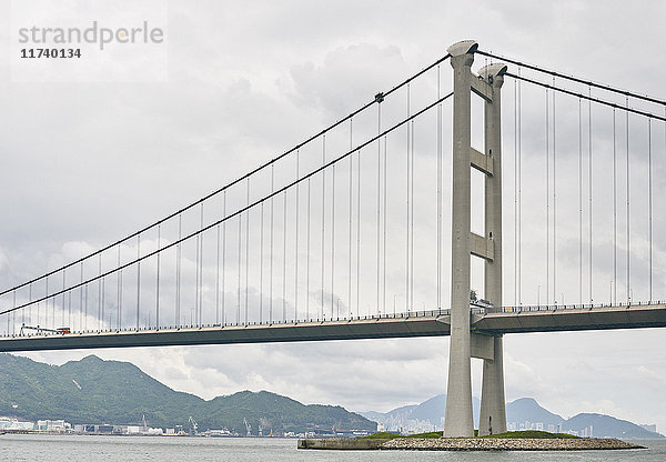 Tsing-Ma-Brücke  Ma Wan  Hongkong