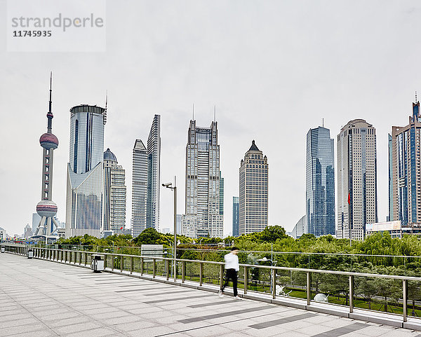 Finanzdistrikt  Pudong  Shanghai  China