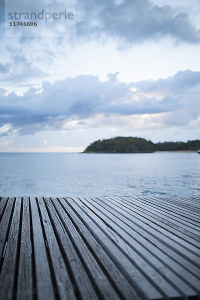 Blick über die Cabbage Tree Bay in Richtung Shelly Beach  Manly  New South Wales  Australien