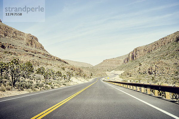 Pierce Ferry Road  auf dem Weg zum Grand Canyon West  Arizona  USA