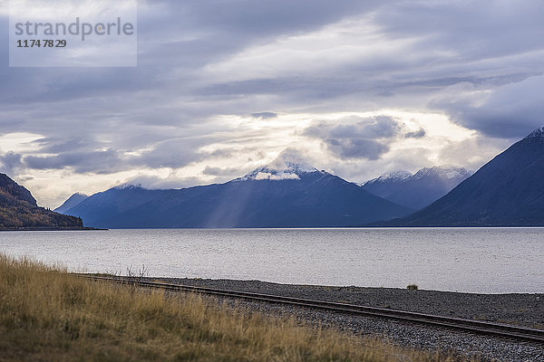 Landschaft von Anchorage  Alaska  USA