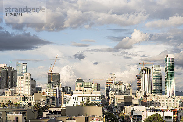 Stadtbild von SoMA  San Francisco  Kalifornien