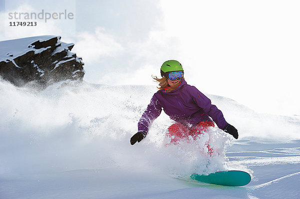 Snowboarden von Frauen