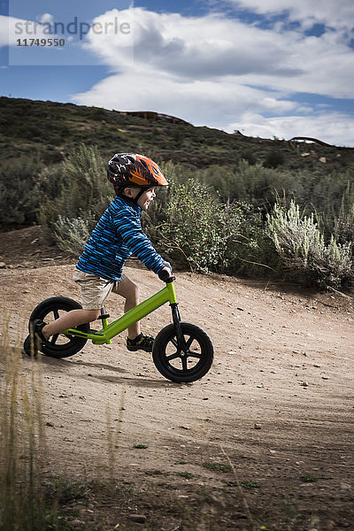 Radfahren für Kleinkinder  Trailside Bike Park  Park City  Utah  USA