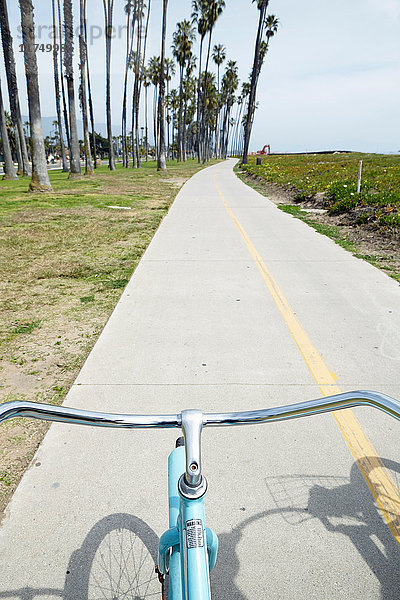 Fahrrad auf dem Fahrradweg  Santa Barbara