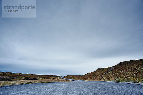 Straße bei Gullfoss  Island