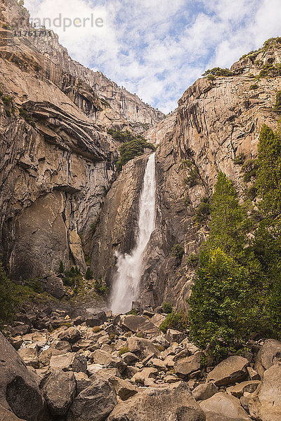 Felswandwasserfall  Yosemite National Park  Kalifornien  USA