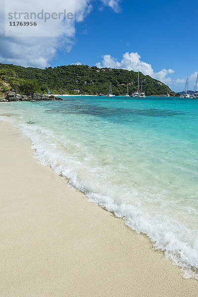 Famous White Bay  Jost Van Dyke  Britische Jungferninseln  Westindien  Karibik  Mittelamerika