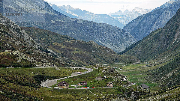 Gotthardpass  Kanton Uri  Schweiz  Europa