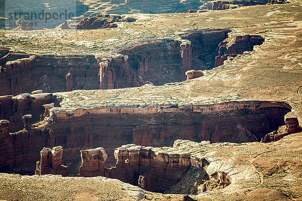 Felsformationen im Canyonlands National Park  Moab  Utah  Vereinigte Staaten von Amerika  Nordamerika