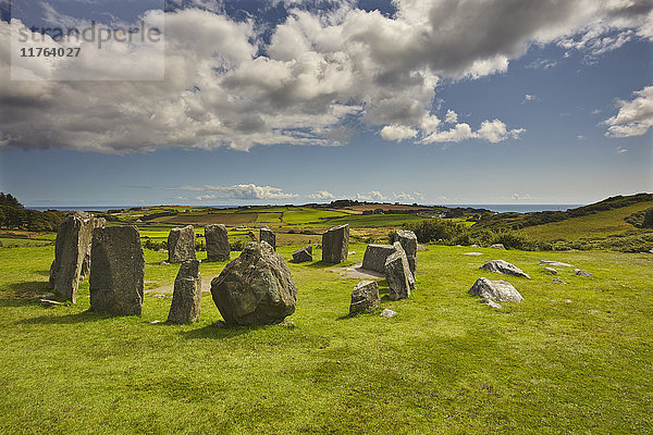 Steinkreis von Drombeg  in der Nähe von Clonakilty  Grafschaft Cork  Munster  Republik Irland  Europa