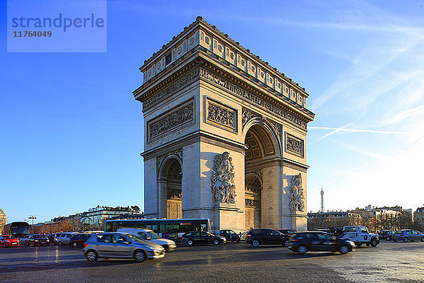 Arc de Triomphe  Paris  Frankreich  Europa