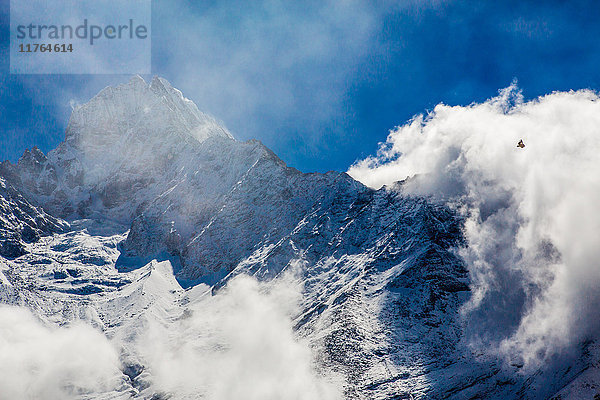 Gipfel des Mount Everest  Sagarmatha-Nationalpark  UNESCO-Welterbe  Himalaya  Nepal  Asien