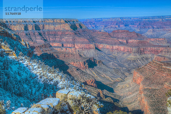 Vom Grandview Point  South Rim  Grand Canyon National Park  UNESCO-Weltkulturerbe  Arizona  Vereinigte Staaten von Amerika  Nordamerika