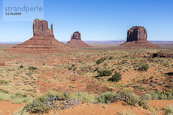 Monument Valley  Navajo-Stammespark  Arizona  Vereinigte Staaten von Amerika  Nordamerika