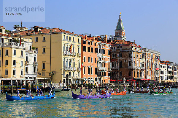 Canal Grande (Großer Kanal)  Venedig  UNESCO-Weltkulturerbe  Venetien  Italien  Europa