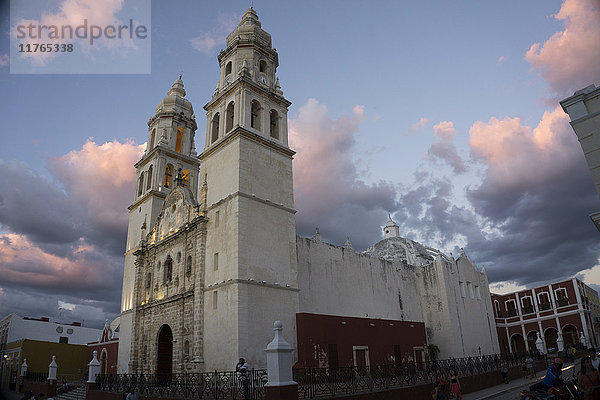 Kathedrale Nuestra Signora de Purisima Concepcion  Campeche  UNESCO-Welterbestätte  Yucatan  Mexiko  Nordamerika