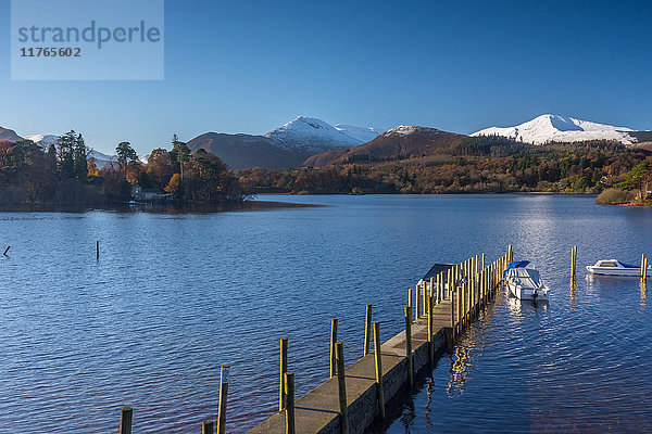 Derwentwater  Keswick  Lake District National Park  Cumbria  England  Vereinigtes Königreich  Europa