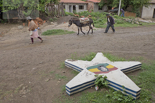 Che Guevara-Pfad in La Higuera  Bolivien  Südamerika