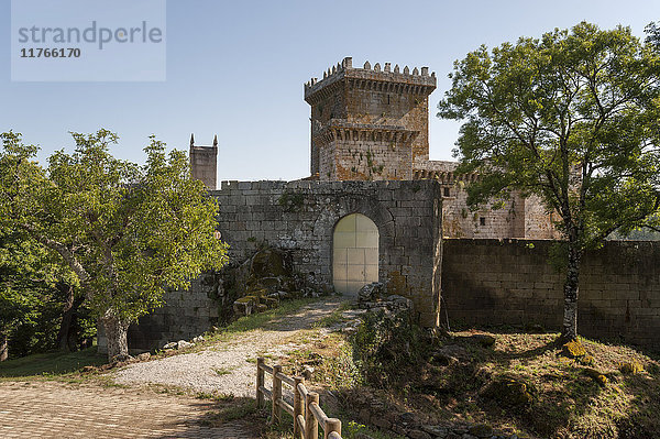 Burg von Pambre  Palas de Rei  Lugo  Galicien  Spanien  Europa