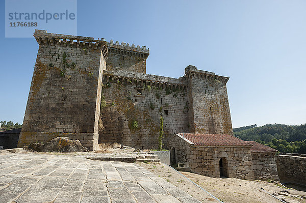 Burg von Pambre  Palas de Rei  Lugo  Galicien  Spanien  Europa