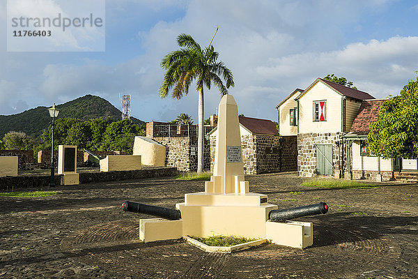 Fort Oranje  Oranjestad  Hauptstadt von St. Eustatius  Statia  Niederländische Antillen  Westindische Inseln  Karibik  Mittelamerika