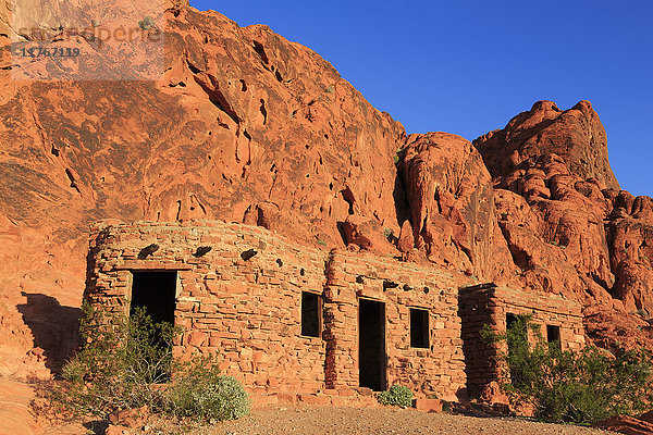 Die Hütten  Valley of Fire State Park  Overton  Nevada  Vereinigte Staaten von Amerika  Nordamerika