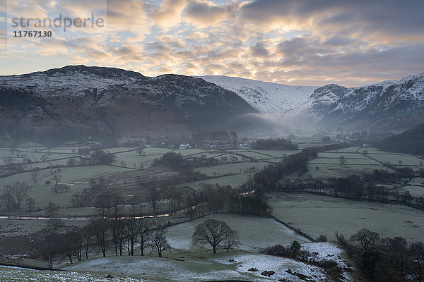 Borrowdale  Lake District National Park  Cumbria  England  Vereinigtes Königreich  Europa