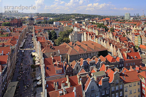 Altstadt von Danzig  Danzig  Pommern  Polen  Europa