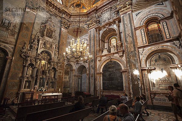 Die Kathedrale von Santiago de Compostela  UNESCO-Weltkulturerbe  Santiago de Compostela  A Coruna  Galicien  Spanien  Europa
