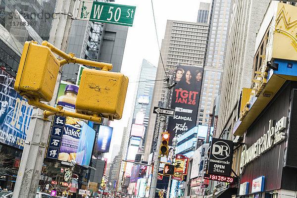 Times Square  New York City  Vereinigte Staaten von Amerika  Nordamerika