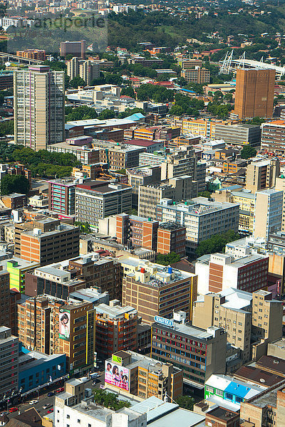 Stadtbild von Johannesburg von der Spitze des Carlton Centre  Johannesburg  Südafrika  Afrika