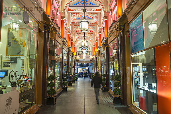 The Royal Arcade  Old Bond Street  London  England  Vereinigtes Königreich  Europa