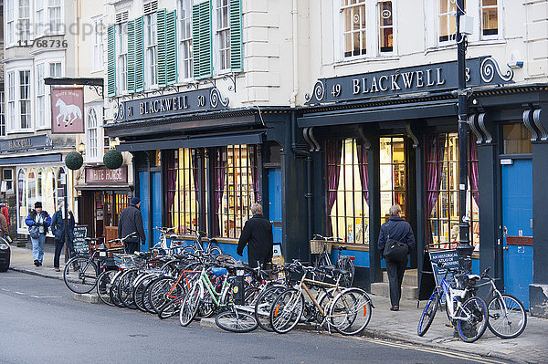 Blackwell's Bookshop  Oxford  England  Großbritannien  Europa