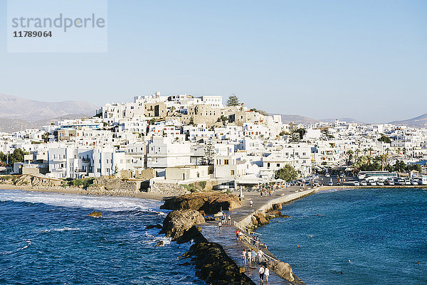 Griechenland  Kykladen  Naxos  Stadtbild