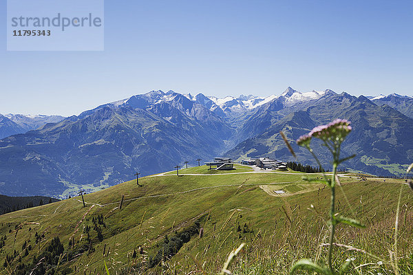 Österreich  Salzburger Land  Bergpanorama von der Schmittenhöhe aus