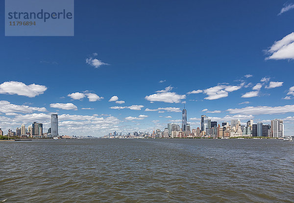 USA  New York City  Manhattan  Panoramablick