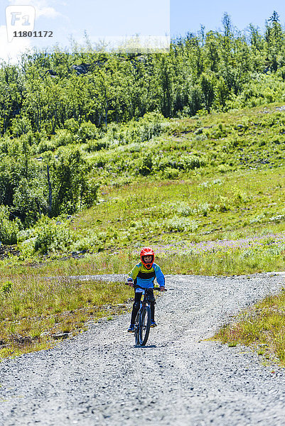 Junge Radfahrer