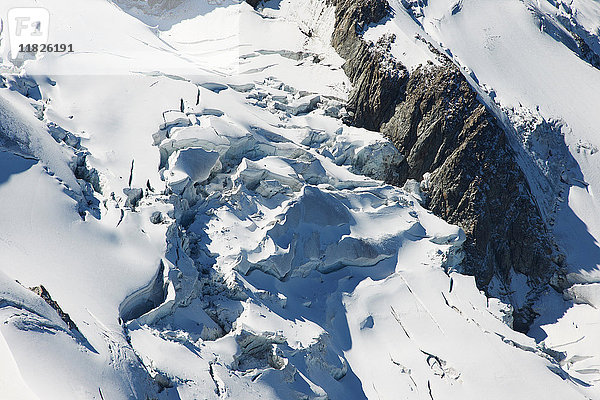 Mont-Blanc-Gletscher  Chamonix  Haute Savoie  Frankreich