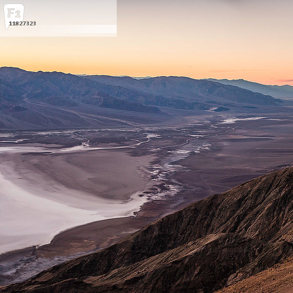 Landschaft aus der Sicht von Dante  Death Valley National Park  Kalifornien  USA