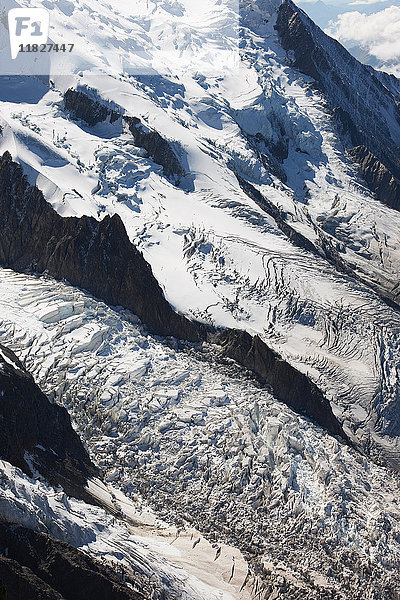 Mont-Blanc-Gletscher  Chamonix  Haute Savoie  Frankreich