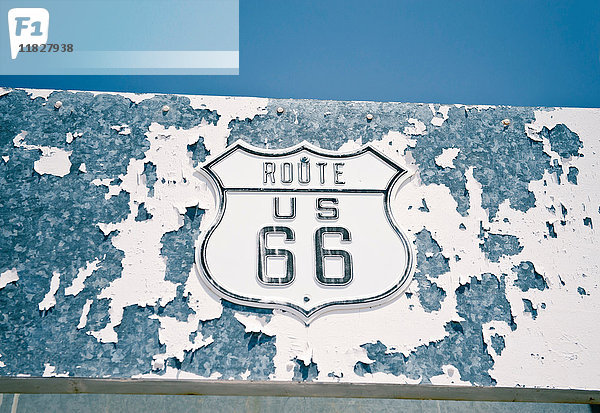 Route 66-Schild  Amboy  Kalifornien  USA