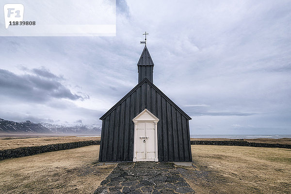 Abgelegene Kirche  Hellissandur  Halbinsel Snaellsnes  Island