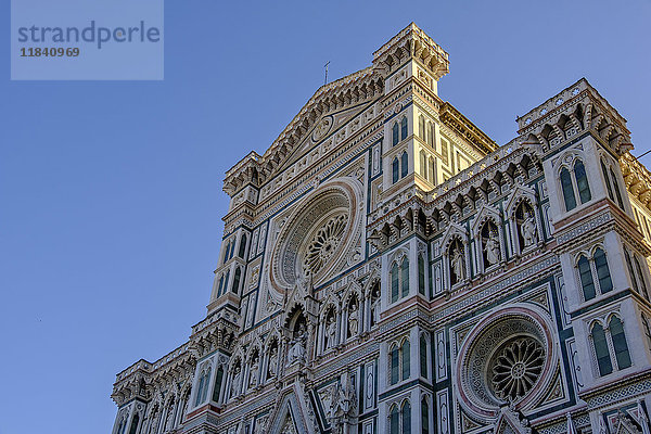 Kathedrale Santa Maria del Fiore bei Sonnenaufgang  UNESCO-Weltkulturerbe  Florenz  Toskana  Italien  Europa